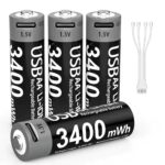 1.5V AA 3400 mWh Type-C Rechargeable Battery - Image 10