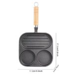 2 Hole Cast Iron Pan - Image 2