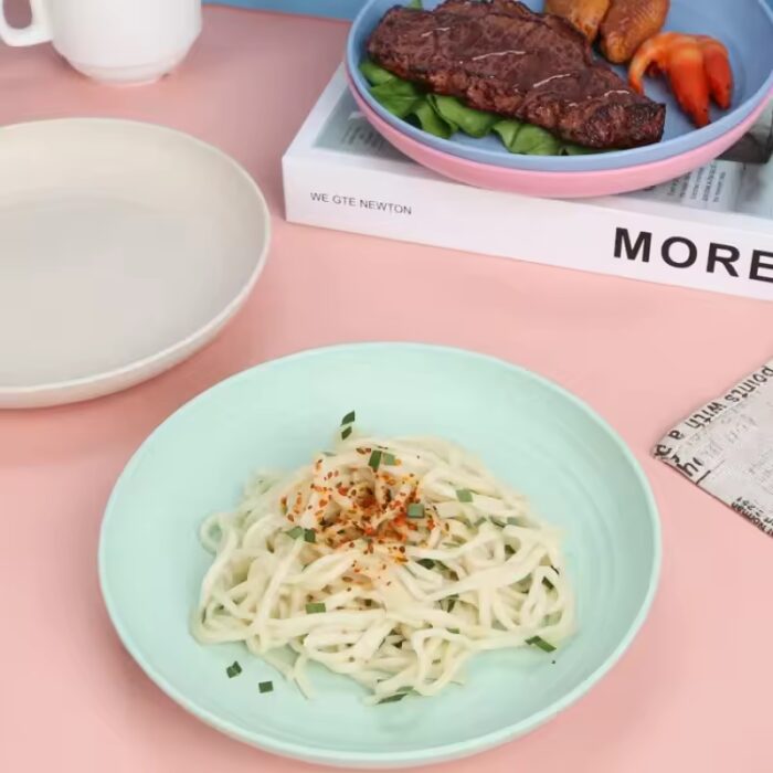 Unbreakable Wheat Straw Dish Fruit Plate - Image 11