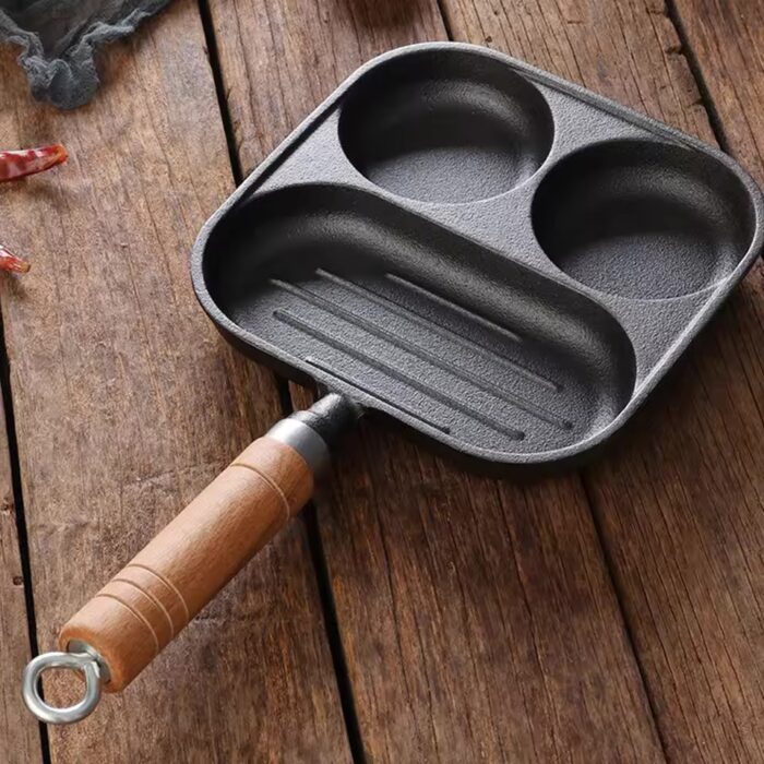 2 Hole Cast Iron Pan - Image 5