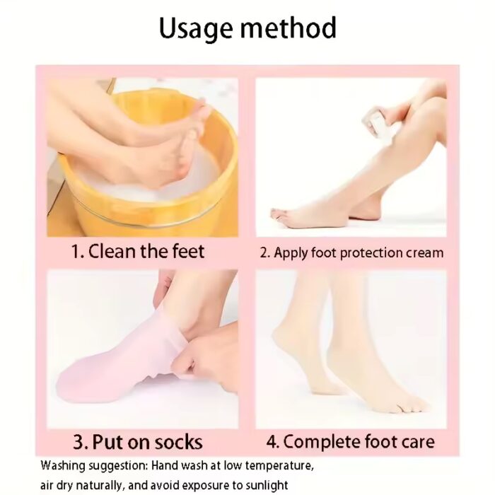 Moisturizing Silicone Gel Socks - Image 5