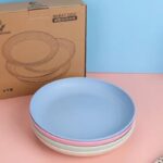 Unbreakable Wheat Straw Dish Fruit Plate - Image 18