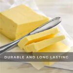 Stainless Steel Butter Knife With Hole Cheese Butter Cutter - Image 8