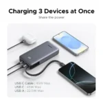 UGREEN 20000mAh 45W Power Bank with Built-in Cable – PB536 - 55988B - Image 8