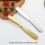 Stainless Steel Butter Knife With Hole Cheese Butter Cutter - Image 3