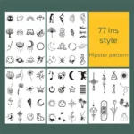 Waterproof Mini Temporary Tattoo Stickers - Image 13