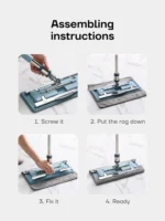 360° Rotating Mop Stainless Steel - Image 3