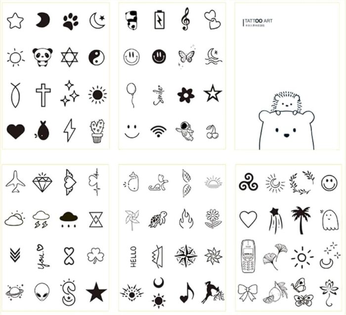 Waterproof Mini Temporary Tattoo Stickers - Image 2