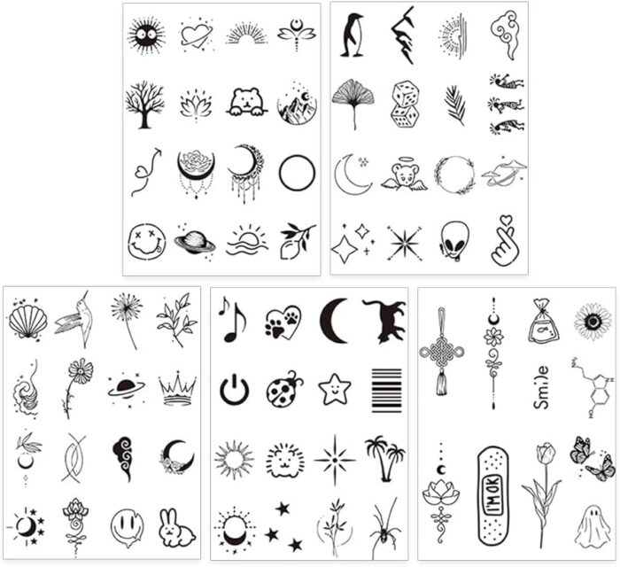 Waterproof Mini Temporary Tattoo Stickers - Image 11