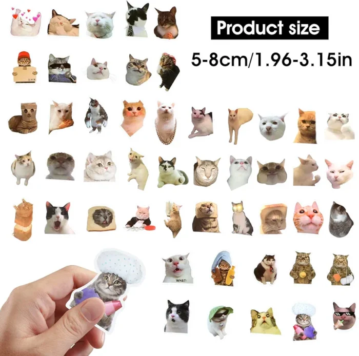 Cat Funny Meme Stickers - Image 7