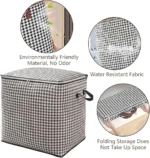 110L Foldable Clothes Organiser For Wardrobe - Image 9