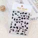 Black Cat Nail Stickers - Image 12