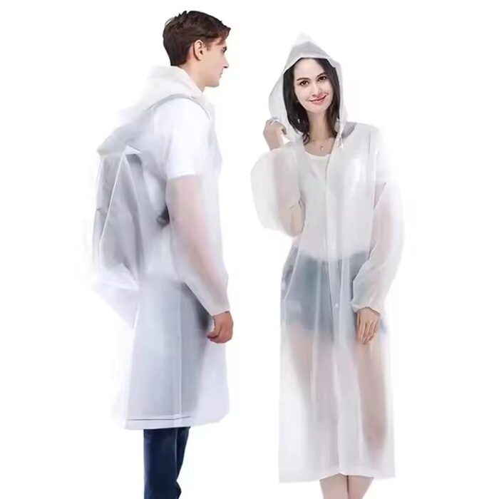 Hooded Rain Coat - Image 13
