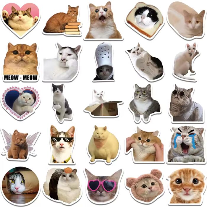Cat Funny Meme Stickers - Image 4