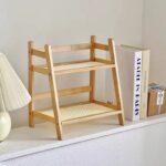 Double Layer Wooden Organizer Shelf - Image 5