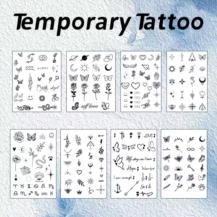 Waterproof Mini Temporary Tattoo Stickers - Image 5
