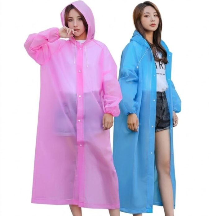 Hooded Rain Coat - Image 3