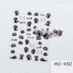 Black Cat Nail Stickers - Image 9