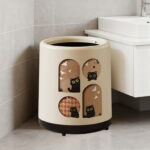 Household Trash Can With Lid - Image 6