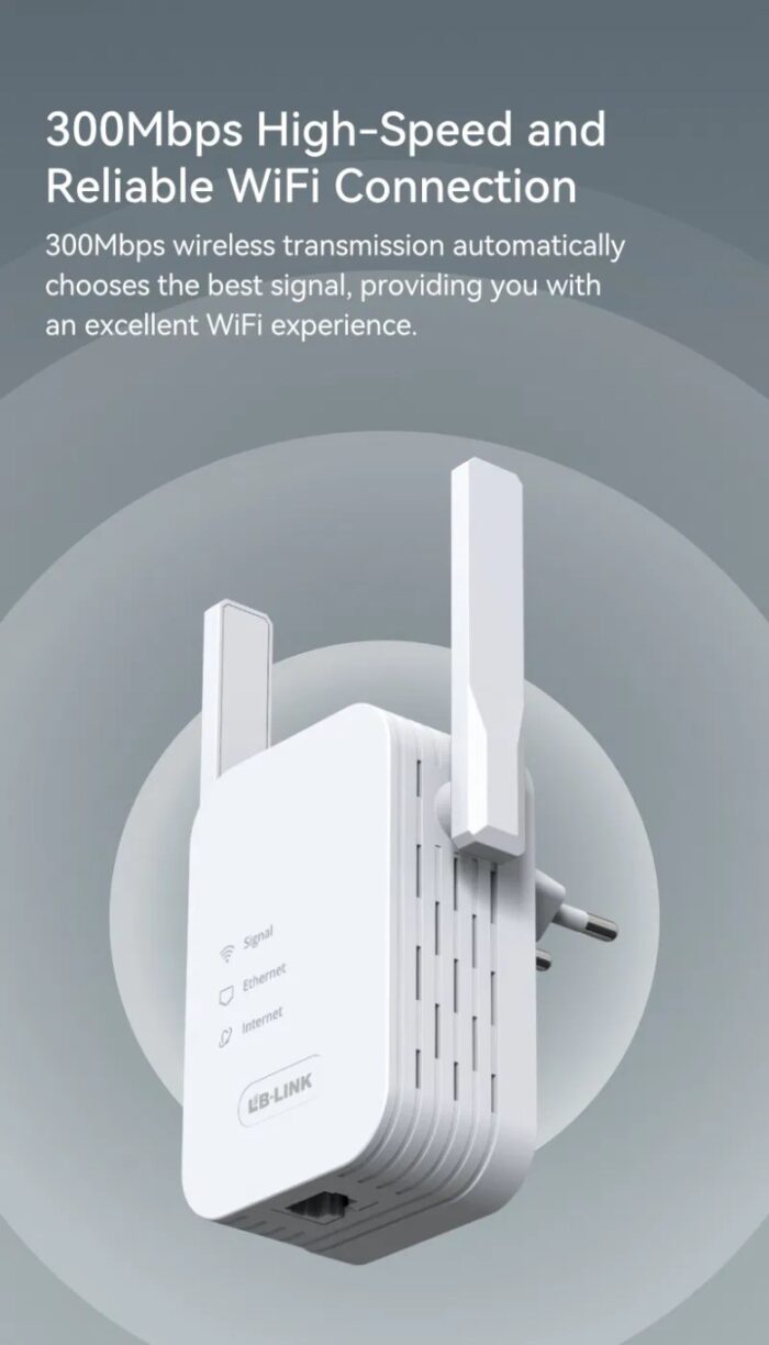 LB-LINK BL-RE300 300Mbps Wifi Range Extender - Image 6