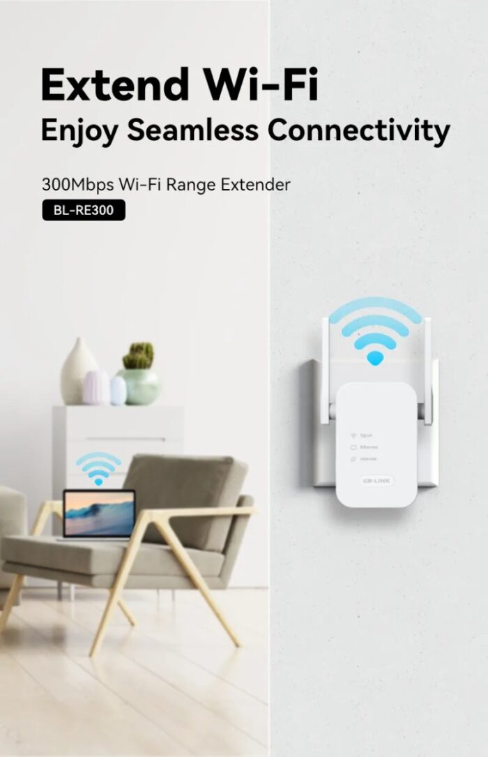 LB-LINK BL-RE300 300Mbps Wifi Range Extender - Image 8
