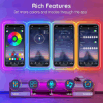 LED Neon Light Strip,5V USB Waterproof Bluetooth Diode Neon Tape - Image 6