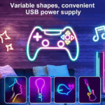 LED Neon Light Strip,5V USB Waterproof Bluetooth Diode Neon Tape - Image 5