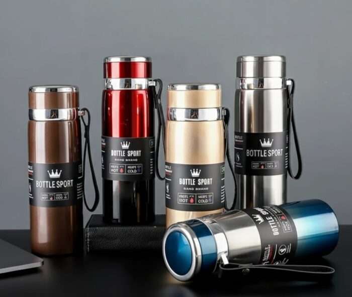 316 Stainless Steel Thermos Vacuum Water Bottle - 1000ML - Image 2