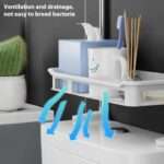 Three Layer Wall Mounted Bathroom Organiser - Image 5