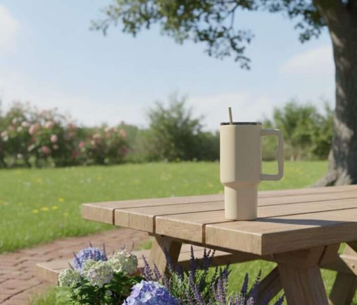 Stainless Steel Insulated Tumbler - 1200ML | Pastel colors - Image 3