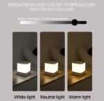 Rechargeable LED Bedside Lamp - 4000mAh - Image 3