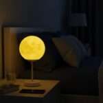 Moon Table Lamp With Remote