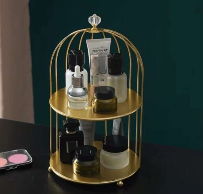 2 Layer Nordic Makeup Rack | Dessert Rack - Image 5