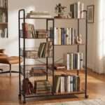 4 Layer Wooden and Iron Rack