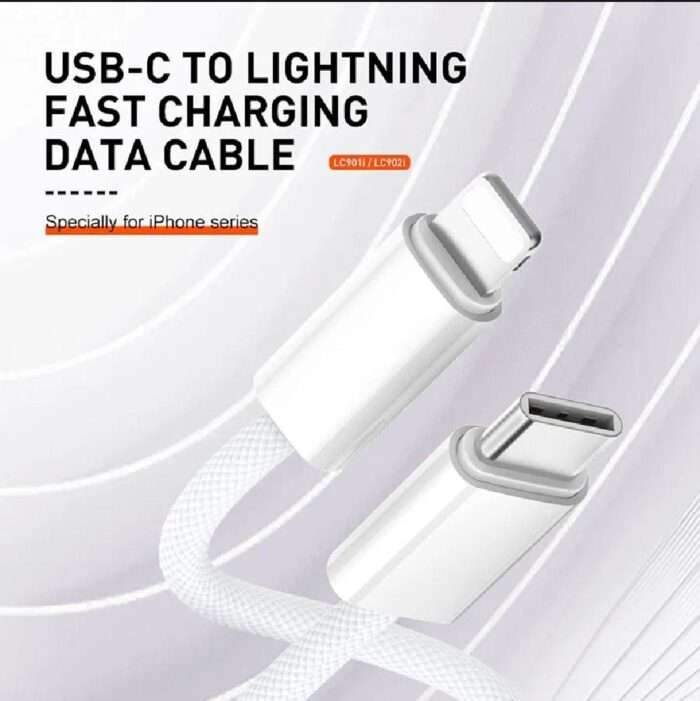 Ldnio LC902i USB-C to Lightning 2M Cable - Image 4