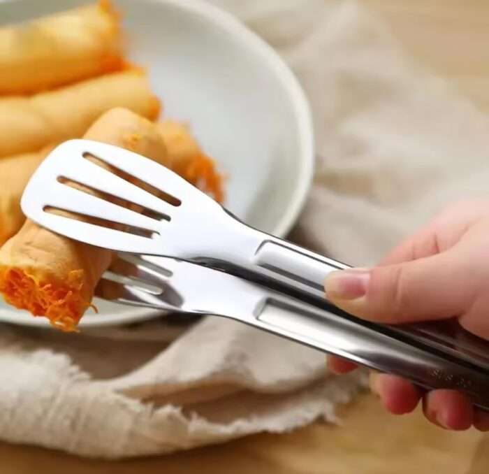 Food Tong - Stainless Steel - Image 2
