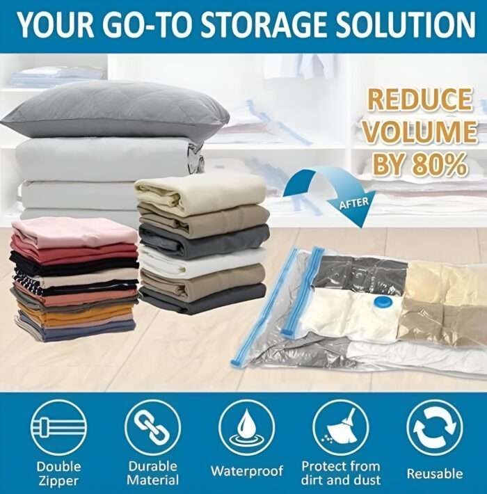 Vacuum Storage Bags | 5 Pcs Set - Image 2