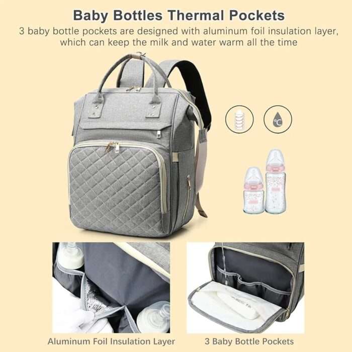 Multifunctional Mommy And Baby Backpack - Image 8