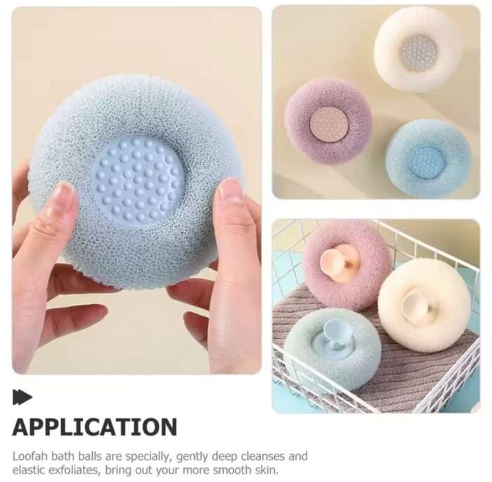 Loofah and Silicone Shower Brush - Image 5