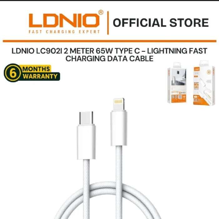 Ldnio LC902i USB-C to Lightning 2M Cable - Image 2