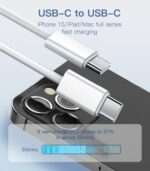LDNIO LC902C USB 65W. Type C USB 3.2 Cable Fast Charging Data Cable for Iphone 2 Meters 65W - Image 4