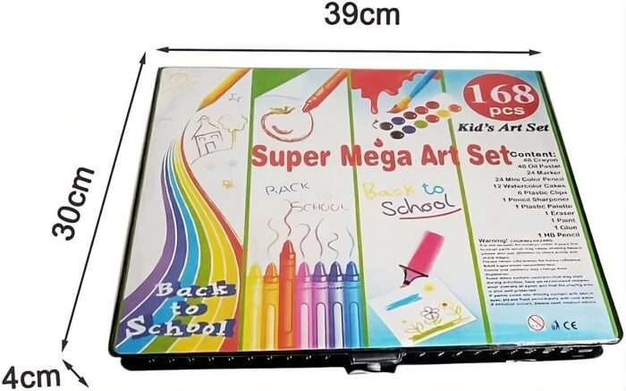 Super Mega Art Set 168 pieces - Image 4