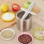 Stainless Steel Mortar And Pestle Set