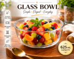 Glass Serving Bowl 625ML | Microwave Safe