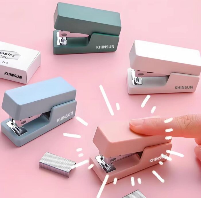 KHINSUN Cute Stapler Set With Stapler Pins - Image 11