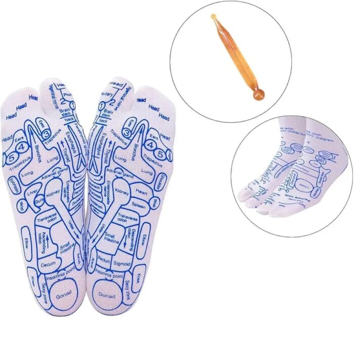 Reflexology Socks and Massage Tool - Image 2