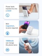 LDNIO PQ16 | 10000mAh Magnetic Wireless Power Bank - Image 7