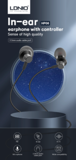 LDNIO HP06 In-Ear Wired Earphones - Image 2