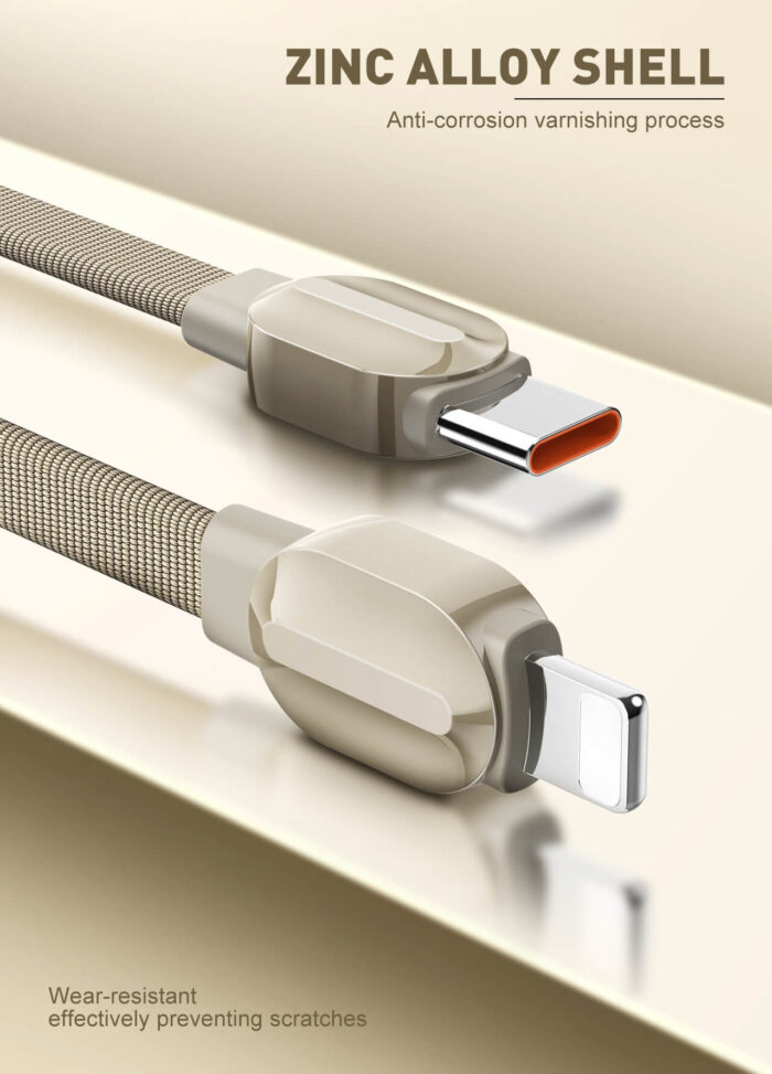 LDNIO LC212i USB Type-C to Lightning 30W Fast Charging Data Cable (2000mm) - Image 4