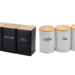 3 PCS Metal Canister Set 1000ML